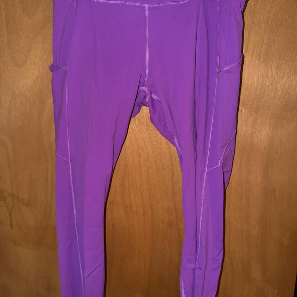 Lululemon Athletica Vibrant Purple Cropped Pants